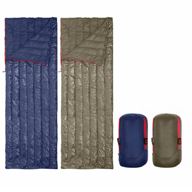 Sleeping Bag Goose Down - lightweight, warm and water-resistant designed for comfort and portability. Ideal for camping, hiking, backpacking and more.