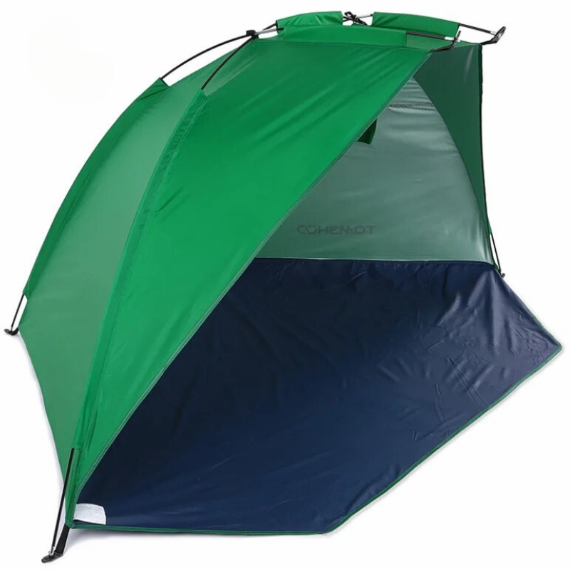Beach tent ultralight with UV-protective fabric, designed for 2-3 people, ideal for outdoor activities like beach trips, picnics, or fishing.